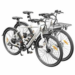 2PCS ELEGLIDE Citycrosser Electric Bike 700*38C CST Tires 250W Motor 25Km/h Speed 36V 10Ah Battery Moped Bike 75KM Range Shimano 7-Speed Gear Dual Disc Brake Torque Sensor