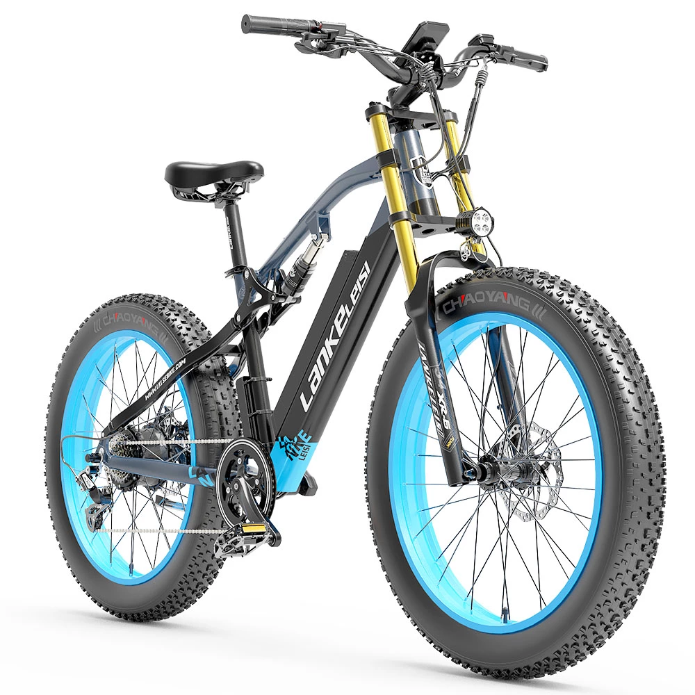 LANKELEISI RV700 16Ah 48V 1000W Electric Bicycle 26inch 42km/h Max Speed Max Load 150kg 3 LANKELEISI RV700 16Ah 48V 1000W Electric Bicycle 26inch 42km/h Max Speed Max Load 150kg - Image 3