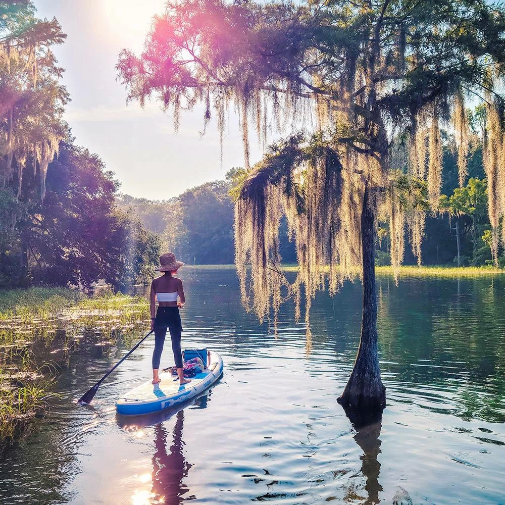 FunWater Polar Bear 320*83*15 Inch Inflatable Stand Up Paddling Board Adjustable Maximum Load 150kg - Image 3