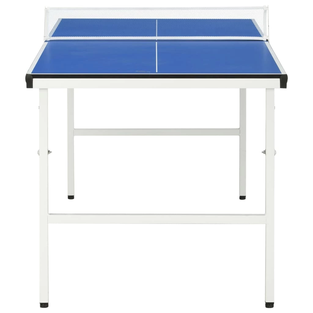 5 Feet Ping Pong Table With Net 152x76x66 Cm Blue - Image 4