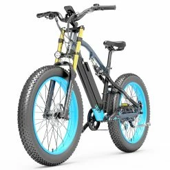 Alternative view of LANKELEISI RV700 16Ah 48V 1000W Electric Bicycle 26inch 42km/h Max Speed Max Load 150kg