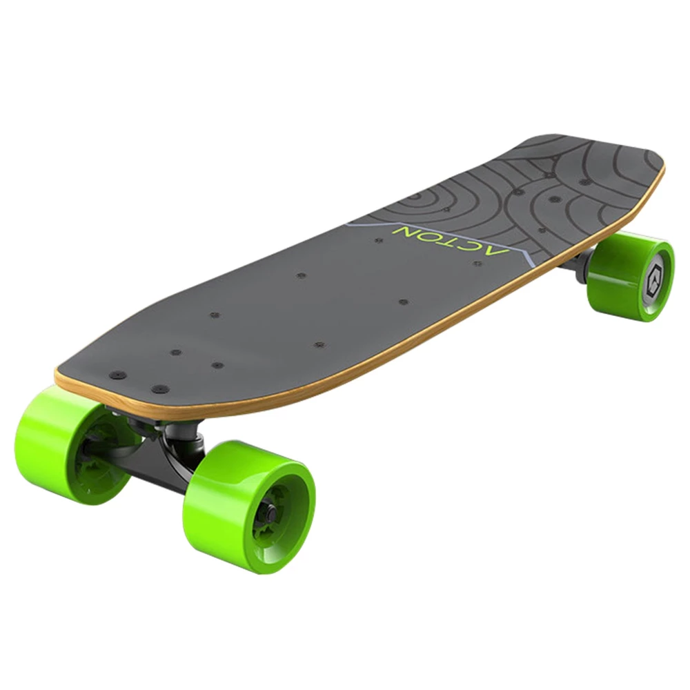 Xiaomi ACTON R1 Electric Skateboard Bluetooth Smart Remote Control LED Light Up To 12KM Range Canadian Maple Wood - Grey Green