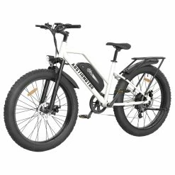 AOSTIRMOTOR S07-G Electric Bike 26*4.0 Inch Fat Tire 48V 13Ah Battery 750W Motor 45Km/h Max Speed Shimano 7-Speed Gear Dual Disc Brake - White