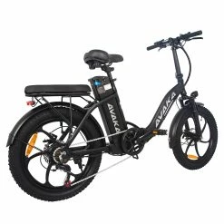 AVAKA BZ20 PLUS Electric Bike Foldable 20*3.0 Inch Fat Tires 500W Brushless Motor 25Km/h Max Speed 48V 15Ah Battery 100Km Range 120KG Max Load Dual Disc Brake Shimano 7-Speed Gear IP54 Waterproof LCD Display- IT Wheel Black 10 AVAKA BZ20 PLUS Electric Bike Foldable 20*3.0 Inch Fat Tires 500W Brushless Motor 25Km/h Max Speed 48V 15Ah Battery 100Km Range 120KG Max Load Dual Disc Brake Shimano 7-Speed Gear IP54 Waterproof LCD Display- IT Wheel Black -Zhengbu Shop AVAKA BZ20 PLUS Electric Bike One Wheel Black 514569 4