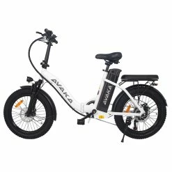 AVAKA BZ20 PLUS Electric Bike Foldable 20*3.0 Inch Fat Tires 500W Brushless Motor 25Km/h Max Speed 48V 15Ah Battery 100Km Range 120KG Max Load Dual Disc Brake Shimano 7-Speed Gear IP54 Waterproof LCD Display- FT Wheel White 9 AVAKA BZ20 PLUS Electric Bike Foldable 20*3.0 Inch Fat Tires 500W Brushless Motor 25Km/h Max Speed 48V 15Ah Battery 100Km Range 120KG Max Load Dual Disc Brake Shimano 7-Speed Gear IP54 Waterproof LCD Display- FT Wheel White -Zhengbu Shop AVAKA BZ20 PLUS Electric Bike Spoked Wheel White 514568 3