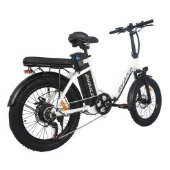 AVAKA BZ20 PLUS Electric Bike Foldable 20*3.0 Inch Fat Tires 500W Brushless Motor 25Km/h Max Speed 48V 15Ah Battery 100Km Range 120KG Max Load Dual Disc Brake Shimano 7-Speed Gear IP54 Waterproof LCD Display- FT Wheel White 11 AVAKA BZ20 PLUS Electric Bike Foldable 20*3.0 Inch Fat Tires 500W Brushless Motor 25Km/h Max Speed 48V 15Ah Battery 100Km Range 120KG Max Load Dual Disc Brake Shimano 7-Speed Gear IP54 Waterproof LCD Display- FT Wheel White -Zhengbu Shop AVAKA BZ20 PLUS Electric Bike Spoked Wheel White 514568 5