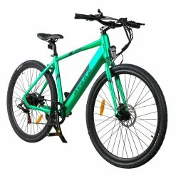 AVAKA R3 Electric Bike 700C*40C Inches Wheel 36V 350W Motor 12.5Ah Battery 32km/h Max Speed 70km Range Shimano 7-Speed Gear 120kg Load - Green