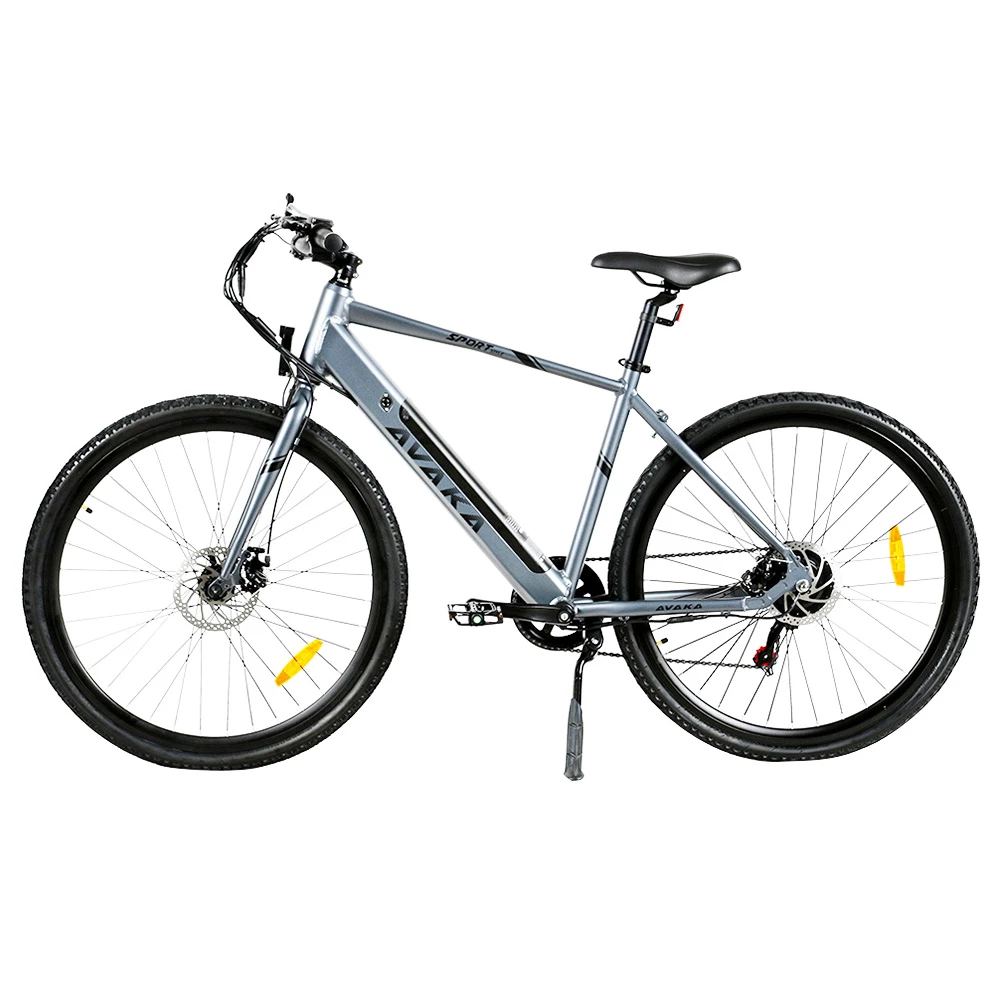 AVAKA R3 Electric Bike 700C*40C Inches Wheel 36V 350W Motor 12.5Ah Battery 32km/h Max Speed 70km Range Shimano 7-Speed Gear 120kg Load - Grey - Image 3