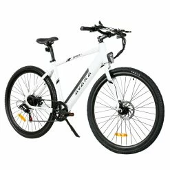 AVAKA R3 Electric Bike 700C*40C Inches Wheel 36V 350W Motor 12.5Ah Battery 32km/h Max Speed 70km Range Shimano 7-Speed Gear 120kg Load - White 7 AVAKA R3 Electric Bike 700C*40C Inches Wheel 36V 350W Motor 12.5Ah Battery 32km/h Max Speed 70km Range Shimano 7-Speed Gear 120kg Load - White -Zhengbu Shop AVAKA R3 Electric Bike 36V 350W Motor White 517826 2