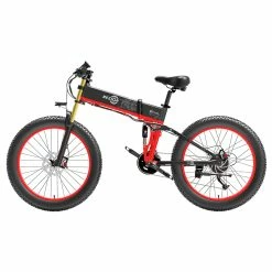 BEZIOR X-PLUS Electric Bike 1500W Motor 48V 17.5Ah Battery 26*4.0 Inch Fat Tire Mountain Bike 40Km/h Max Speed 200kg Load 130 KM Range LED Display IP54 Waterproof - Red 8 BEZIOR X-PLUS Electric Bike 1500W Motor 48V 17.5Ah Battery 26*4.0 Inch Fat Tire Mountain Bike 40Km/h Max Speed 200kg Load 130 KM Range LED Display IP54 Waterproof - Red -Zhengbu Shop BEZIOR X PLUS Electric Bike 1500W Motor 48V 17 5Ah Battery Red 519231 1