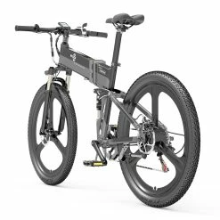 BEZIOR X500 Pro Folding Electric Bike Bicycle 26 Inch Tire 500W Motor Max Speed 30Km/h 48V 10.4Ah Battery Aluminum Alloy Frame Shimano 7-Speed Shift 100KM Power-Assisted Range LCD Display IP54 Waterproof Max Load 200KG - Black Grey 8 BEZIOR X500 Pro Folding Electric Bike Bicycle 26 Inch Tire 500W Motor Max Speed 30Km/h 48V 10.4Ah Battery Aluminum Alloy Frame Shimano 7-Speed Shift 100KM Power-Assisted Range LCD Display IP54 Waterproof Max Load 200KG - Black Grey -Zhengbu Shop BEZIOR X500 PRO Electric Mountain Folding Bike Black Grey 518492 2