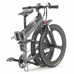 BEZIOR X500 Pro Folding Electric Bike Bicycle 26 Inch Tire 500W Motor Max Speed 30Km/h 48V 10.4Ah Battery Aluminum Alloy Frame Shimano 7-Speed Shift 100KM Power-Assisted Range LCD Display IP54 Waterproof Max Load 200KG - Black Grey 11 BEZIOR X500 Pro Folding Electric Bike Bicycle 26 Inch Tire 500W Motor Max Speed 30Km/h 48V 10.4Ah Battery Aluminum Alloy Frame Shimano 7-Speed Shift 100KM Power-Assisted Range LCD Display IP54 Waterproof Max Load 200KG - Black Grey -Zhengbu Shop BEZIOR X500 PRO Electric Mountain Folding Bike Black Grey 518492 5
