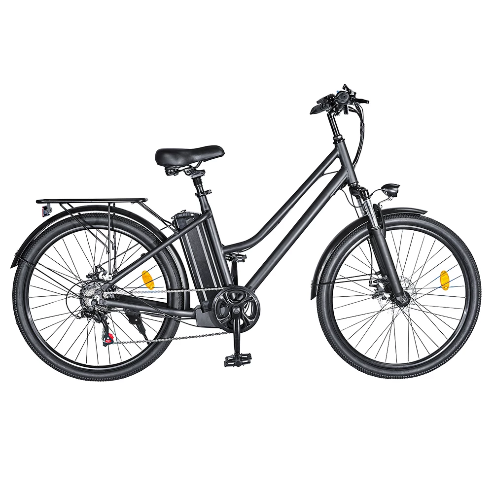 BK1 Electric Bike 36V 350W Motor 10Ah Battery Shimano 7 Speed Gear Front Suspension And Dual Disc Brakes - Black 1 BK1 Electric Bike 36V 350W Motor 10Ah Battery Shimano 7 Speed Gear Front Suspension And Dual Disc Brakes - Black