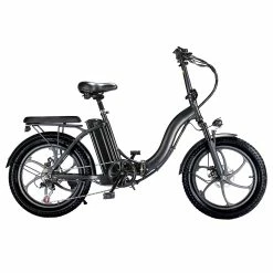 BK6 Electric Bike 48V 350W Motor 10Ah Battery Shimano 7 Speed Gear Front Suspension And Dual Disc Brakes - Black