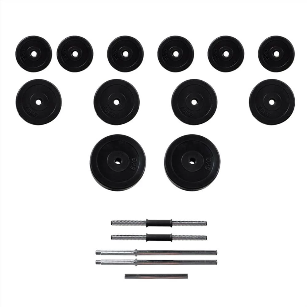 Barbell +2 Dumbbell Set 30.5kg - Image 3