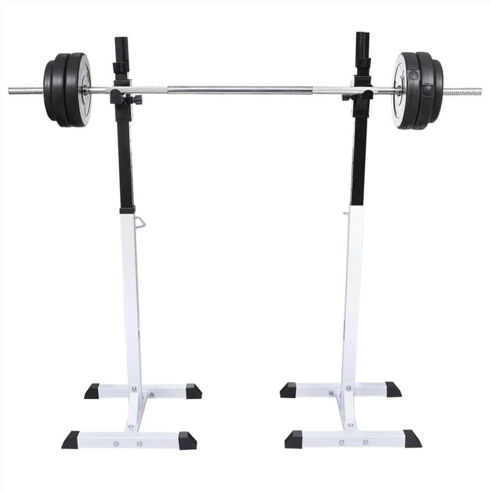 Barbell Squat Rack With Barbell And Dumbbell Set 30.5 Kg - Image 2