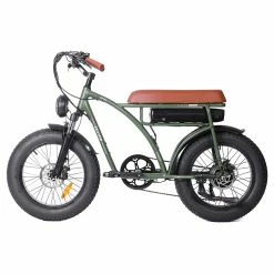 BEZIOR XF001 Retro Electric Bike 20*4.0 Inch Fat Tires 1000W Motor 12.5Ah 48V Battery 45Km/h Max Speed 120kg Max Load Shimano 7-Speed Dual Mechanical Disc Brakes Front & Rear Suspension Fork LCD Display - Army Green 6 BEZIOR XF001 Retro Electric Bike 20*4.0 Inch Fat Tires 1000W Motor 12.5Ah 48V Battery 45Km/h Max Speed 120kg Max Load Shimano 7-Speed Dual Mechanical Disc Brakes Front & Rear Suspension Fork LCD Display - Army Green -Zhengbu Shop Bezior XF001 Retro Electric Bike 1000W Brushless Motor 519235 1