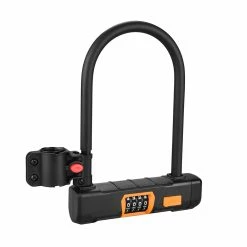 Bicycle U Lock Anti-theft Heavy Duty Bike Password Lock Alloy Bike Safety Tool For Bikes, Motorcycles, Scooters -Zhengbu Shop Bicycle U Lock Anti theft Heavy Duty Bike Password Lock 518203 2