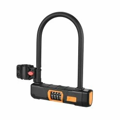 Bicycle U Lock Anti-theft Heavy Duty Bike Password Lock Alloy Bike Safety Tool For Bikes, Motorcycles, Scooters -Zhengbu Shop Bicycle U Lock Anti theft Heavy Duty Bike Password Lock 518203 3