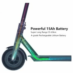 CMSBIKE V10 Electric Scooter 10'' Air Tires 500W Motor 36V 15Ah Battery Max Speed 30km/h Max Load 120kg - Black -Zhengbu Shop CMSBIKE V10 Electric Scooter 10 Air Tires Black 501587 5