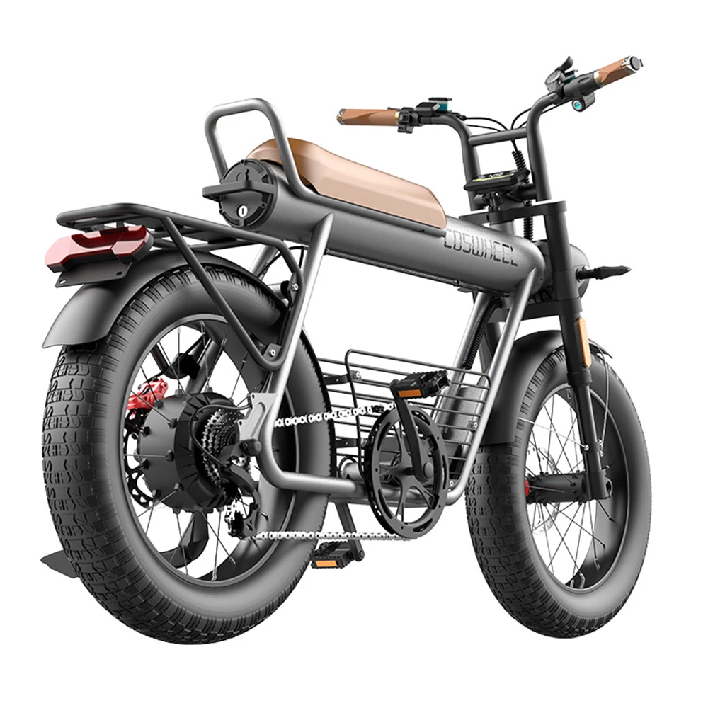 COSWHEEL CT20 Electric Mountain Bike 20*5.0 Inch All-terrain Fat Tire, 750W Brushless Motor 45km/h Max Speed 48V 25Ah Battery 150kg Load 6 COSWHEEL CT20 Electric Mountain Bike 20*5.0 Inch All-terrain Fat Tire, 750W Brushless Motor 45km/h Max Speed 48V 25Ah Battery 150kg Load - Image 6