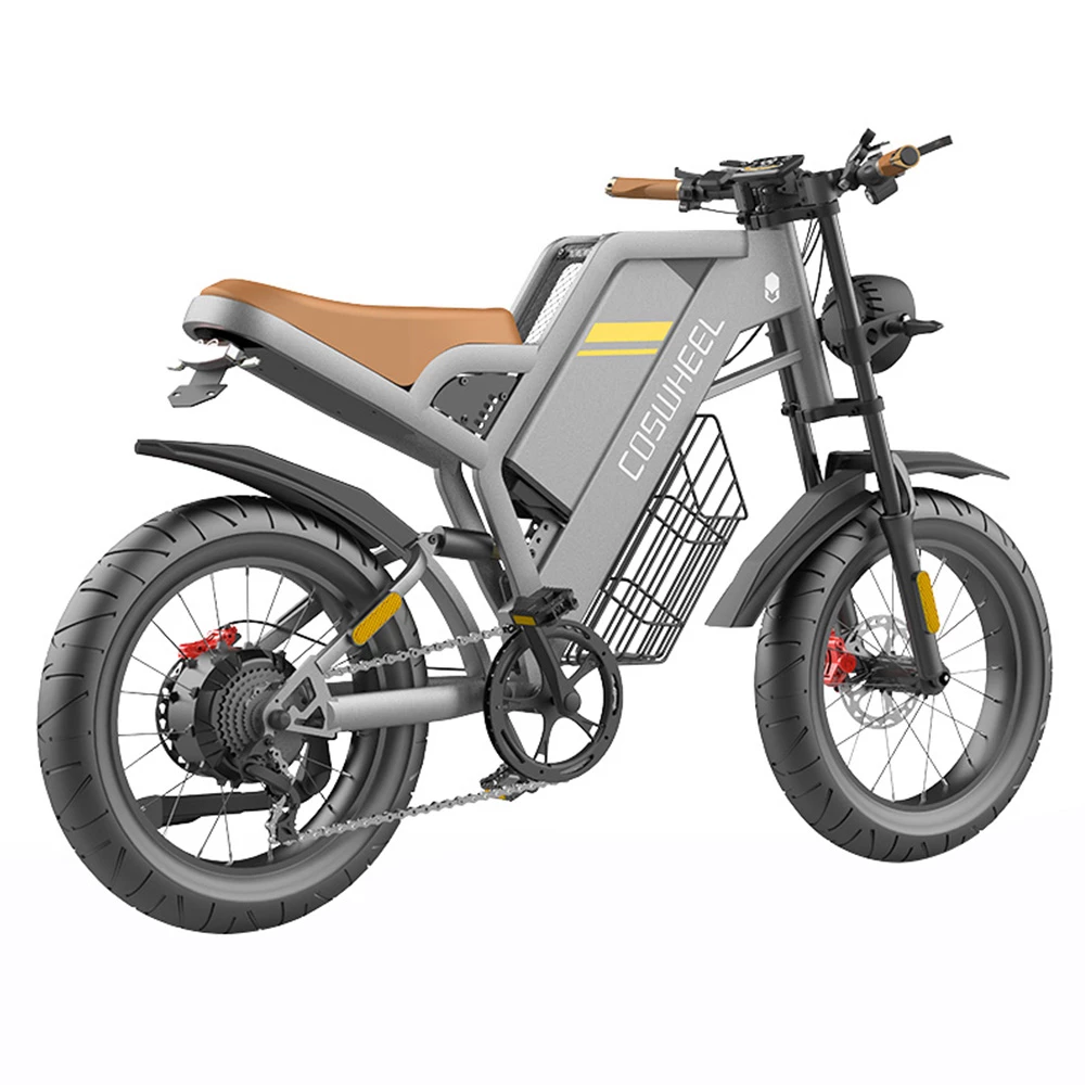COSWHEEL GT20 Electric Off-road Bike, 20*4.0 Inch Tire, 750W Motor 45km/h Max Speed, 25Ah Battery For 140-160km Range - Image 2