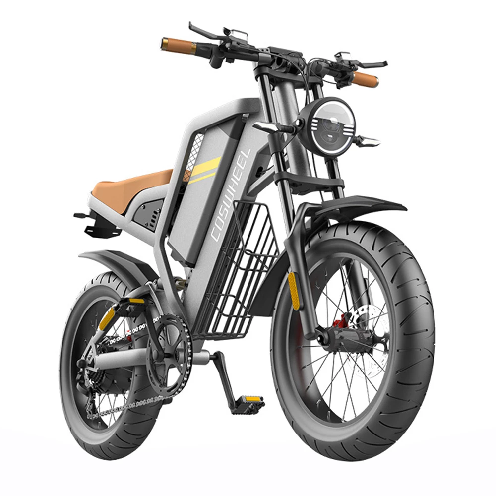 COSWHEEL GT20 Electric Off-road Bike, 20*4.0 Inch Tire, 750W Motor 45km/h Max Speed, 25Ah Battery For 140-160km Range - Image 6