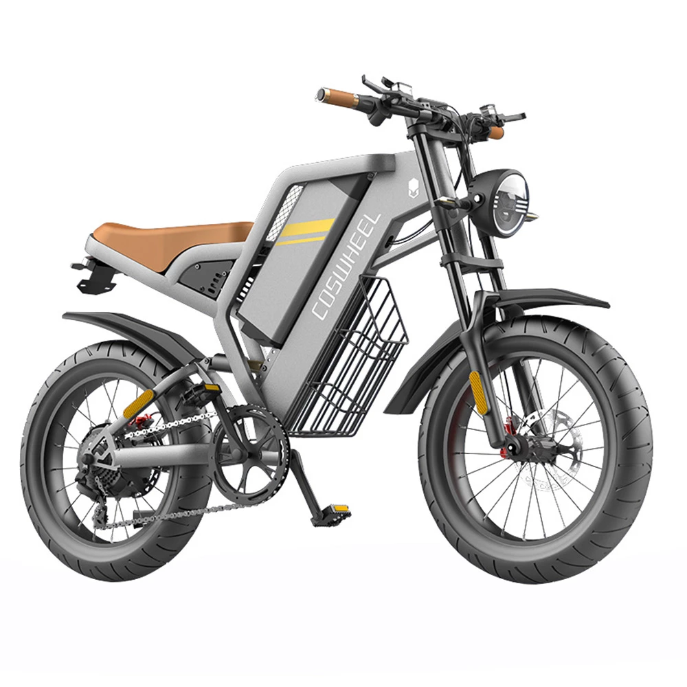 COSWHEEL GT20 Electric Off-road Bike, 20*4.0 Inch Tire, 750W Motor 45km/h Max Speed, 25Ah Battery For 140-160km Range