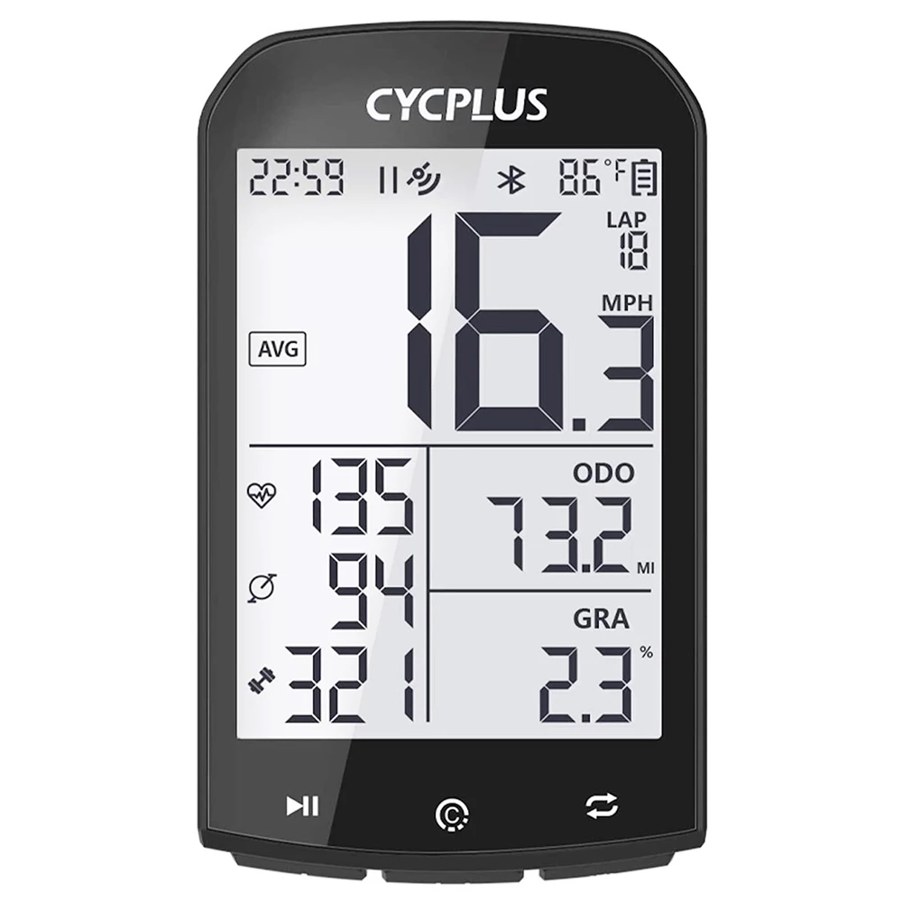 CYCPLUS M1 GPS Bike Computer Waterproof Bicycle Speedometer And Odometer ANT Wireless Cycling Computer Compatible With App 1 CYCPLUS M1 GPS Bike Computer Waterproof Bicycle Speedometer And Odometer ANT Wireless Cycling Computer Compatible With App