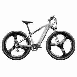 CYSUM CM520 Electric Mountain Bike 29*2.1 Inch Chaoyan Tire 500W Brushless Motor 35-40Km/h Max Speed 48V 14Ah LG Removable Battery Shimano 7 Speed 50-70KM Range Dual Disc Brakes - Grey
