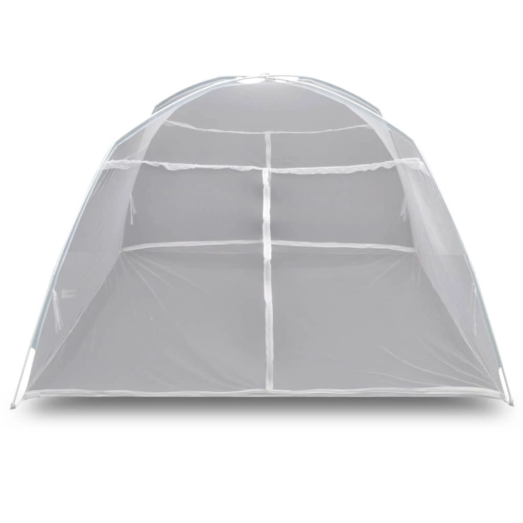 Camping Tent 200x120x130 Cm Fiberglass White - Image 2