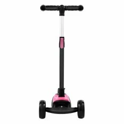 Kick Scooter Glide Scooter With Extra Wide PU Light-Up Wheels And 4 Adjustable Heights For Children From 3-12 Pink 10 Kick Scooter Glide Scooter With Extra Wide PU Light-Up Wheels And 4 Adjustable Heights For Children From 3-12 Pink -Zhengbu Shop Children Scooter Pink 426992 4