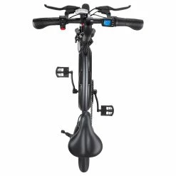 DYU D3+ Folding Moped Electric Bike 14 Inch Inflatable Rubber Tires 240W Motor Max Speed 25km/h Up To 45km Range Dual Disc Brakes Adjustable Height APP Control - White 9 DYU D3+ Folding Moped Electric Bike 14 Inch Inflatable Rubber Tires 240W Motor Max Speed 25km/h Up To 45km Range Dual Disc Brakes Adjustable Height APP Control - White -Zhengbu Shop D3 DYU Folding Moped Electric Bike 14 Inch White 899292