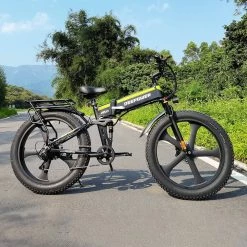 Alternative view of DEEPOWER H26 Pro (GR26) Electric Bike 26*4.0 Inch Fat Tire 48V 1000W Motor 17.5Ah Battery 45Km/h Max Speed Shimano 7 Speed Gear 150KG Load
