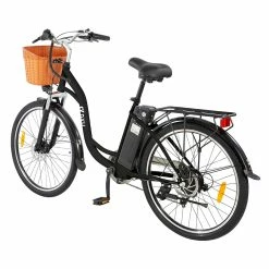 DYU C6 Electric Bicycle 350W Motor Max Speed 25km/h 36V 12.5Ah Battery 70km Max Range - Black 7 DYU C6 Electric Bicycle 350W Motor Max Speed 25km/h 36V 12.5Ah Battery 70km Max Range - Black -Zhengbu Shop DYU C6 Electric Bicycle 350W Motor 36V 12 5AH Black 519266 3