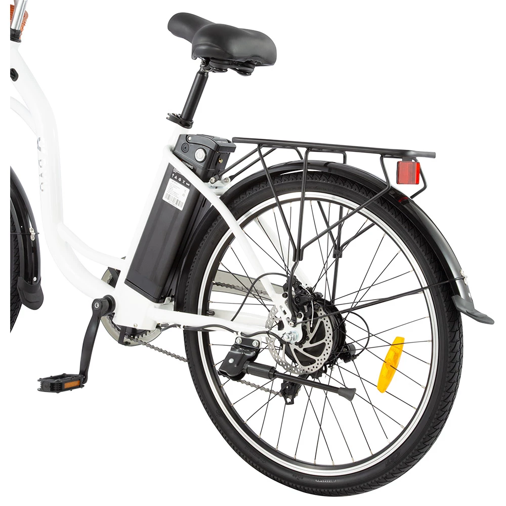 DYU C6 Electric Bicycle 350W Motor Max Speed 25km/h 36V 12.5AH 70km Max Range - White 4 DYU C6 Electric Bicycle 350W Motor Max Speed 25km/h 36V 12.5AH 70km Max Range - White - Image 4