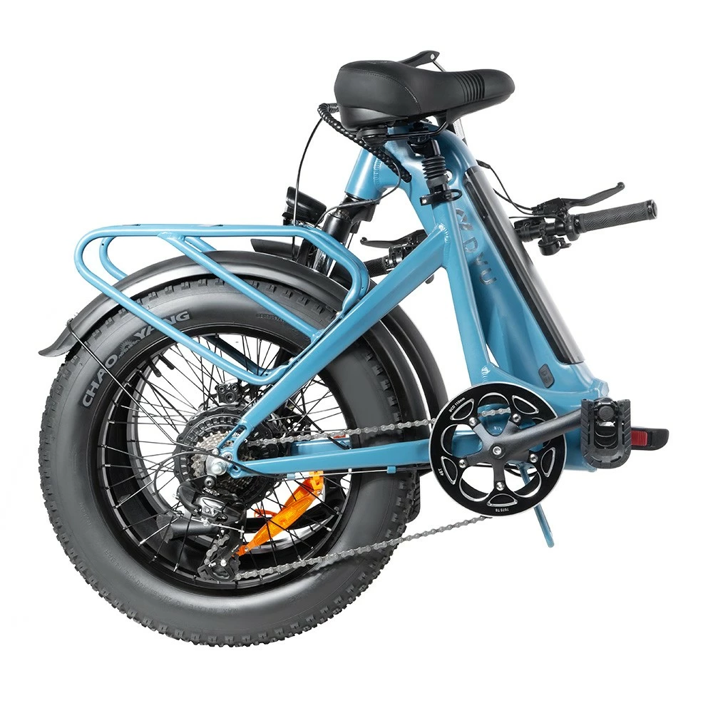 DYU FF500 Foldable Electric Bike 20 Inch Fat Tire 500W Motor 32Km/h Max Speed 48V 14Ah LG Battery 70KM Range 150KG Load Front&Rear Disc Brakes Shimano 7-Speed Gear 3 DYU FF500 Foldable Electric Bike 20 Inch Fat Tire 500W Motor 32Km/h Max Speed 48V 14Ah LG Battery 70KM Range 150KG Load Front&Rear Disc Brakes Shimano 7-Speed Gear - Image 3