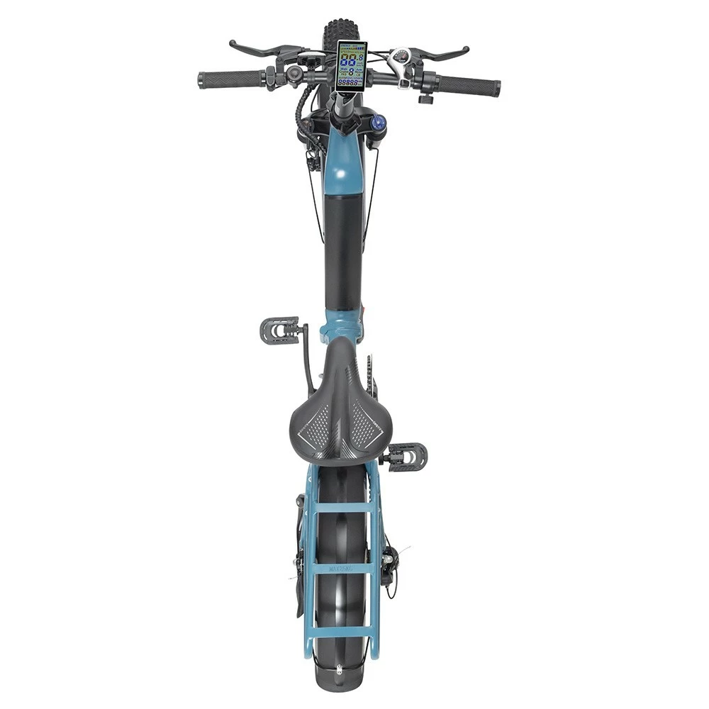 DYU FF500 Foldable Electric Bike 20 Inch Fat Tire 500W Motor 32Km/h Max Speed 48V 14Ah LG Battery 70KM Range 150KG Load Front&Rear Disc Brakes Shimano 7-Speed Gear 4 DYU FF500 Foldable Electric Bike 20 Inch Fat Tire 500W Motor 32Km/h Max Speed 48V 14Ah LG Battery 70KM Range 150KG Load Front&Rear Disc Brakes Shimano 7-Speed Gear - Image 4