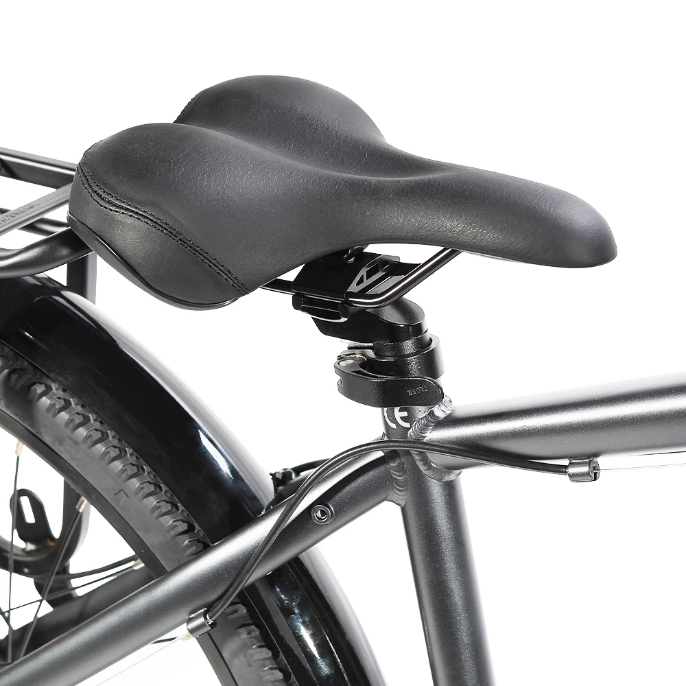 ELEGLIDE T1 Electric Trekking Bike Trekking E-Bike 27.5 Inch CST Tires 36V 12.5AH Battery 250W Motor Shimano 7 Gears Max Speed 25Km/h Max Range 100KM Max Load 120KG IPX4 Waterproof Dual Disk Brake - Black 6 ELEGLIDE T1 Electric Trekking Bike Trekking E-Bike 27.5 Inch CST Tires 36V 12.5AH Battery 250W Motor Shimano 7 Gears Max Speed 25Km/h Max Range 100KM Max Load 120KG IPX4 Waterproof Dual Disk Brake - Black - Image 6
