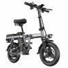 ENGWE T14 Folding Electric Bicycle 14 Inch Tire 250W Brushless Motor 48V 10Ah Battery 25km/h Max Speed - Grey
