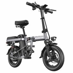 ENGWE T14 Folding Electric Bicycle 14 Inch Tire 250W Brushless Motor 48V 10Ah Battery 25km/h Max Speed - Grey