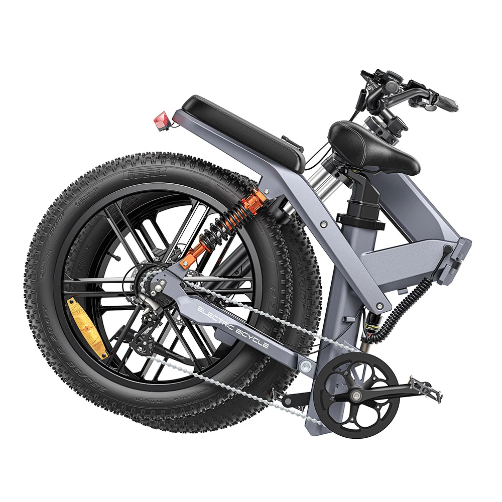 ENGWE X26 Electric Bike 26*4.0 Inch Fat Tires 50Km/h Max Speed 48V 1000W Motor 19.2Ah & 10Ah Dual Batteries For 100KM Range 150KG Max Load Triple Suspension System Shimano 8-Speed Gear Dual Hydraulic Disc Brake For All-Terrain Roads Mountain E-Bike 5 ENGWE X26 Electric Bike 26*4.0 Inch Fat Tires 50Km/h Max Speed 48V 1000W Motor 19.2Ah & 10Ah Dual Batteries For 100KM Range 150KG Max Load Triple Suspension System Shimano 8-Speed Gear Dual Hydraulic Disc Brake For All-Terrain Roads Mountain E-Bike - Image 5