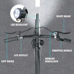 ESKUTE Wayfarer E-City Bike Netuno Electric Bicycle 250W Rear-hub Motor 10Ah Battery For 65 Miles Range -Zhengbu Shop ESKUTE Wayfare Electric Bicycle 250W Rear hub Motor 499970 5