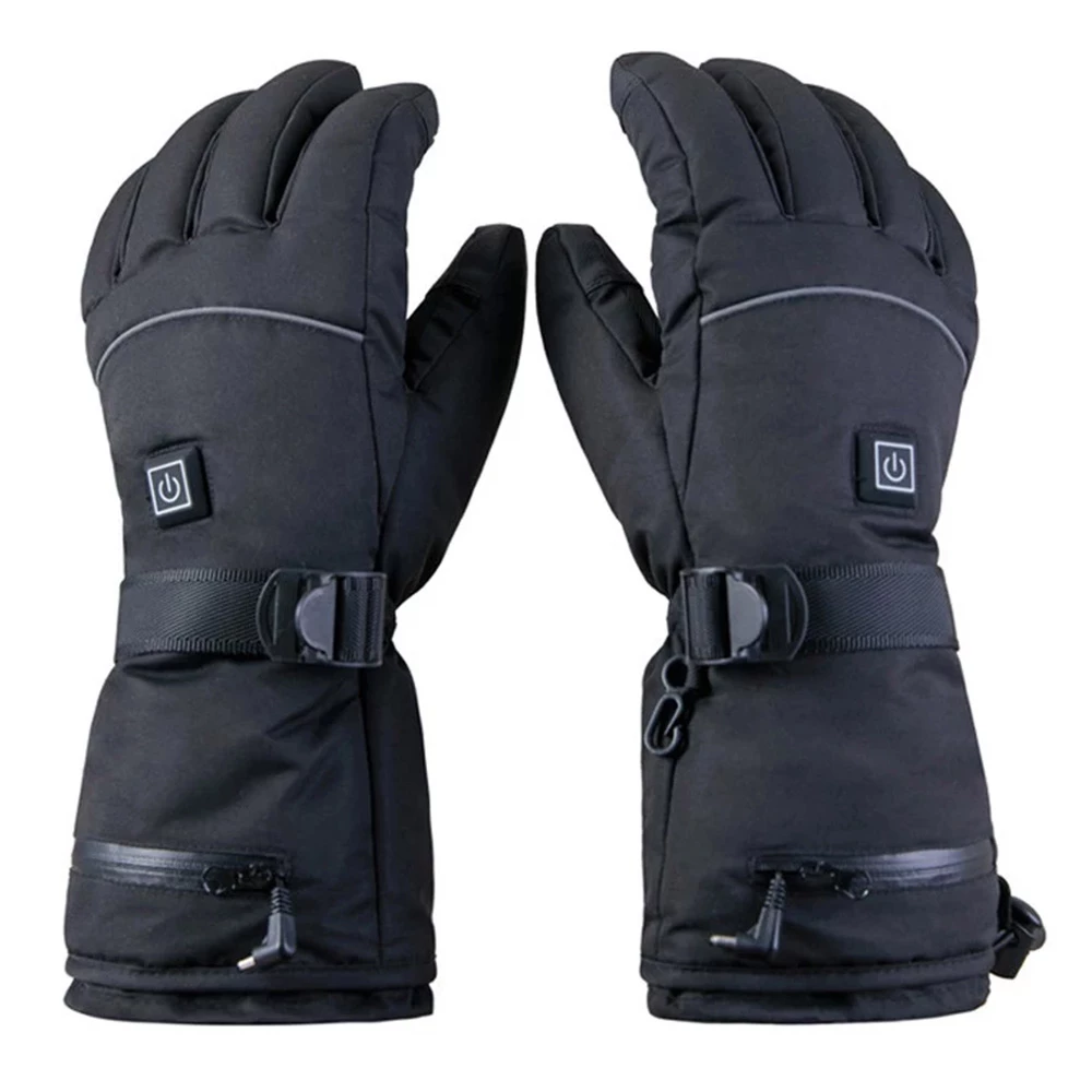 Electric Heating Gloves For Skating, Cycling Outdoor Activities, Rechargeable Thickened Gloves 5V 4000mAh Battery