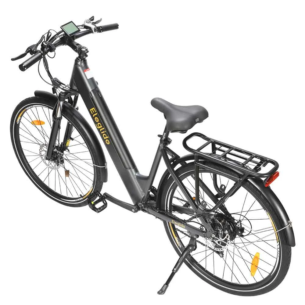 ELEGLIDE T1 STEP-THRU Electric Trekking Bike Trekking E-Bike 27.5 Inch CST Tires 36V 12.5AH Battery 250W Brushless Motor Shimano 7 Gears Max Speed 25Km/h Max Range 100KM Max Load 120KG IPX4 Waterproof Dual Disk Brake - Gray - Image 4