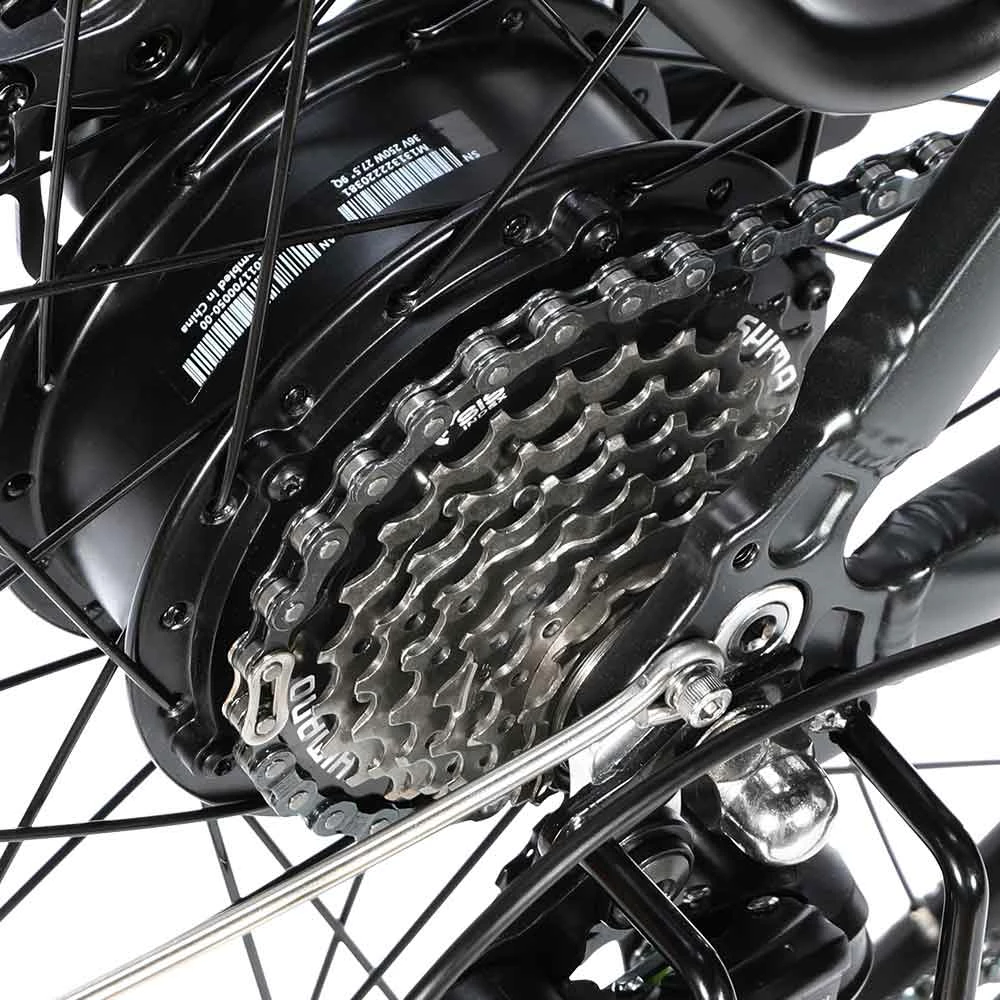 ELEGLIDE T1 STEP-THRU Electric Trekking Bike Trekking E-Bike 27.5 Inch CST Tires 36V 12.5AH Battery 250W Brushless Motor Shimano 7 Gears Max Speed 25Km/h Max Range 100KM Max Load 120KG IPX4 Waterproof Dual Disk Brake - Gray - Image 6