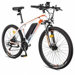 FAFREES Hailong One 26 Inch Electric Bike 250W Powerful Motor With 36V 10Ah Lithium-ion Battery SHIMANO 21 Speed - White