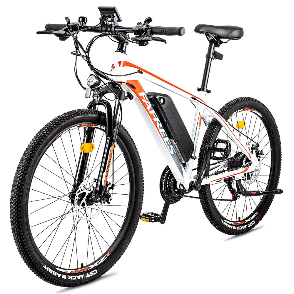 FAFREES Hailong One 26 Inch Electric Bike 250W Powerful Motor With 36V 10Ah Lithium-ion Battery SHIMANO 21 Speed - White 2 FAFREES Hailong One 26 Inch Electric Bike 250W Powerful Motor With 36V 10Ah Lithium-ion Battery SHIMANO 21 Speed - White - Image 2