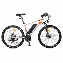 FAFREES Hailong One 26 Inch Electric Bike 250W Powerful Motor With 36V 10Ah Lithium-ion Battery SHIMANO 21 Speed - White 7 FAFREES Hailong One 26 Inch Electric Bike 250W Powerful Motor With 36V 10Ah Lithium-ion Battery SHIMANO 21 Speed - White -Zhengbu Shop FAFREES 26 Inch Electric Bike 250W Powerful Motor White 493949 2
