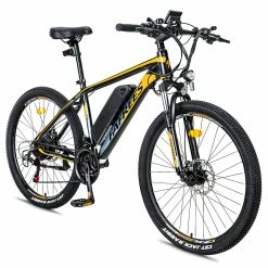 FAFREES Hailong One 26 Inch Electric Bike 250W Powerful Motor With 36V 10Ah Lithium-ion Battery SHIMANO 21 Speed - Black